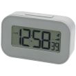 Acctim Jet LCD Digital Alarm Clock - Pigeon Grey (W9xH5.5xD2.5cm)