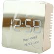 Acctim Lexington Cube LED Alarm Clock with USB- Rose Gold