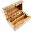 Wholesale Wooden Storage Box Ace Design With Brass Inlay