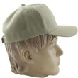 Adults 6 Panel Plain Baseball Cap – (Assorted Colours)