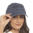 Adults Stone Washed Boston Embroidered Baseball Cap – Navy
