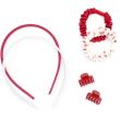 Aliceband, Mini Clamps and Scrunchies Hair Accessories Set – Assorted