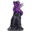 Amethyst Rune Protector Dragon Figurine - (12cm)