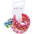 Animal Print Jersey Hair Elastics – Pack of 6 Assorted