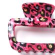 Animal Print Square Hair Clamp – Assorted - 6.5cm