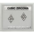 Austrian Crystal Diamond Shape Studs 10mm