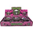 Bad Ash Design Glass Ashtray - Assorted (8.5x3.5cm)