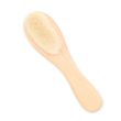 Bamboo Baby Hair Brush With Wool Bristles - 15cm