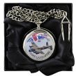 Wholesale silver pocket watch with chain 
