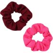 Berry Knit Texture Hair Scrunchie (10cm)