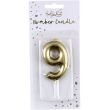 Gold Birthday Candle 