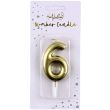 Gold Birthday Candle 