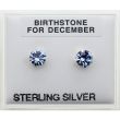 Birthstone Studs Earrings- December 5mm