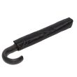 Wholesale Black Automatic Compact Umbrella With J Handle