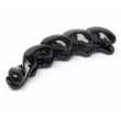 Wholesale Black Twisted Style Banana Clip - 11cm