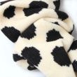 Black And White Animal Print Hair Scrunchies - 10cm