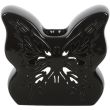 Black Butterfly Cut-Out Ceramic Oil Burner