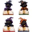 Black Cat Reading Spell Book Figurine – (6cm)