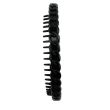 Black Chain Design Plastic Toothed Aliceband - 10mm