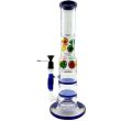 Honeycomb Glass Waterpipe (14.5 inch) - Assorted