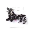 Black Dapple Dachshund Dog Shaped Hair Clamp - 7.5cm