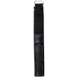 Black Hook and Loop Watch Strap with Velcro Fastening - 14mm