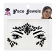Wholesale Crystal Stone Face Jewels - Jet Black