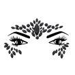 Wholesale Crystal Stone Face Jewels - Jet Black