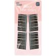Black Metal Hair Grips for Everyday Hair Styling (4.5cm)