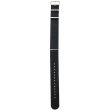 Black NATO Replacement Nylon Watch Strap - 20mm