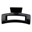 Black Open Rectangular Clamp (8cm)