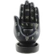 Black Palmistry Hand Backflow Incense Burner (12cm)