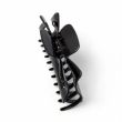 Black Plastic Hair Clamps - 14cm