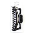 Black Plastic Hair Clamps - 14cm