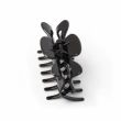 Black Plastic Hair Clamps - 9cm