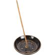 Black Talking Board Ceramic Incense Holder