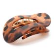 Black, Tort and Sand Oval Matte Hair Clamps - Assorted - 9cm