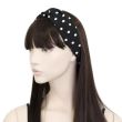 Black & White Polka Dot Knot Bandeau - Assorted