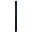 Blue NATO Replacement Nylon Watch Strap - 24mm