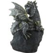 Blue Nest Guardian Dragon Figurine – (13cm)