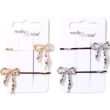 Bow Motif Hair Grips (5.5cm)