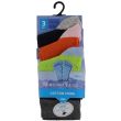 Wholesale Boy's Card Of 3 Fresh Feel Assorted Cotton Lycra Socks(UK - 3-5)