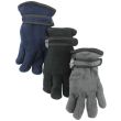 Boys Thinsulate Fleece Gloves With Felt Lining 