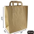 Wholesale Brown Kraft Paper Takeaway Bags