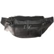 Wholesale Biggs & Bane Genuine Leather Black Bum bag