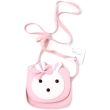 Bunny Face Saddle Bag with Shoulder Strap - Assorted - 12x11cm