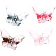 Butterfly Shaped Transparent Hair Clamp – Assorted 4cm