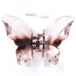 Butterfly Shaped Transparent Hair Clamp – Assorted 4cm