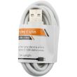 C3 1m CDU Data Charging USB Type C Loose Cable - White