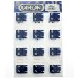 Caflon Blu White Claw Studs - Assorted Colours